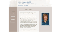 Desktop Screenshot of jillknerrcounseling.com